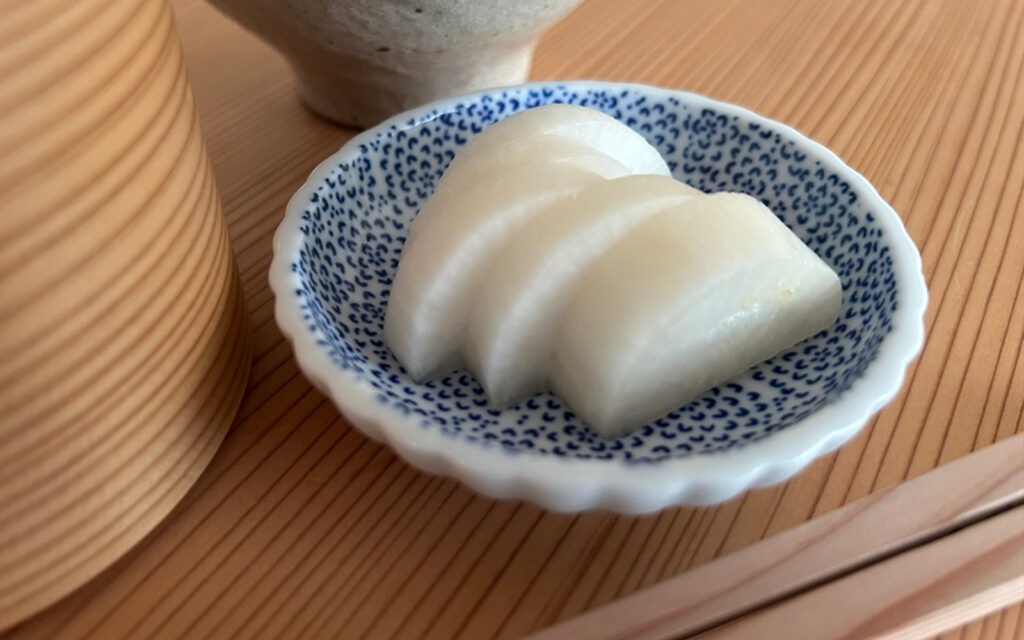大根のぬか漬け