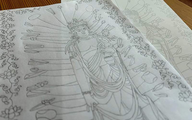 法華寺(ほっけじ) 十一面観音菩薩立像